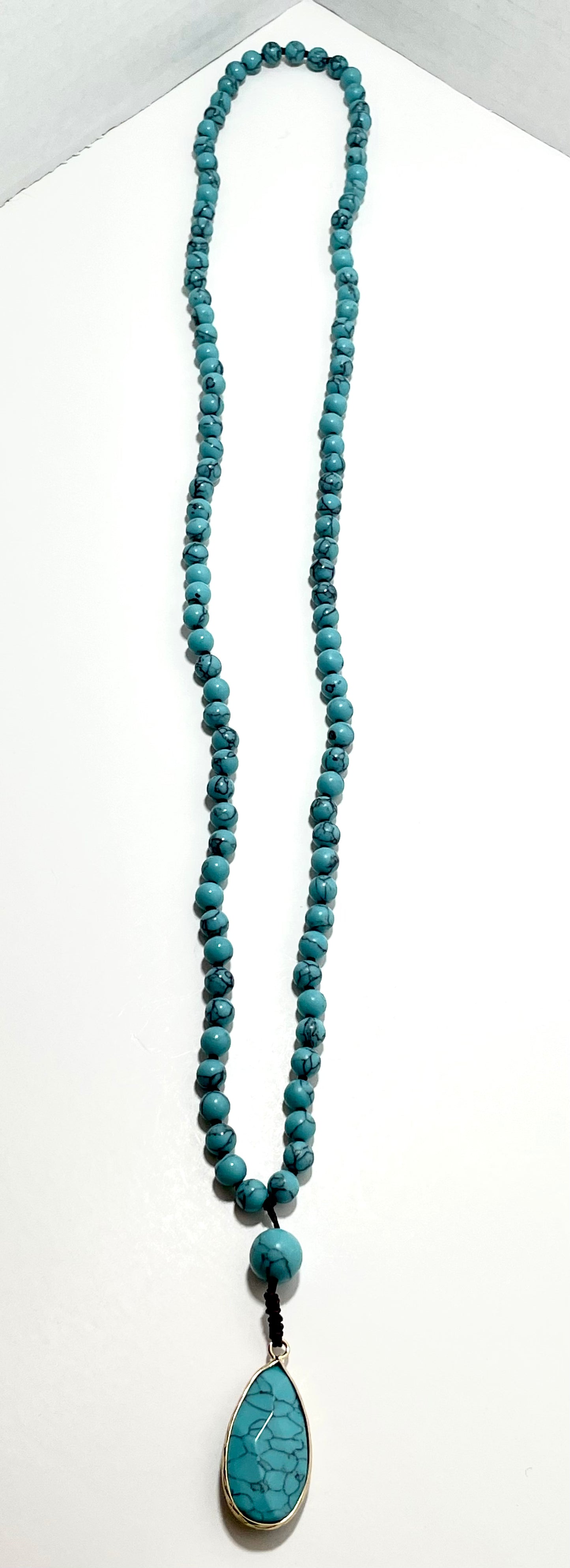 Turquoise Mala Necklace