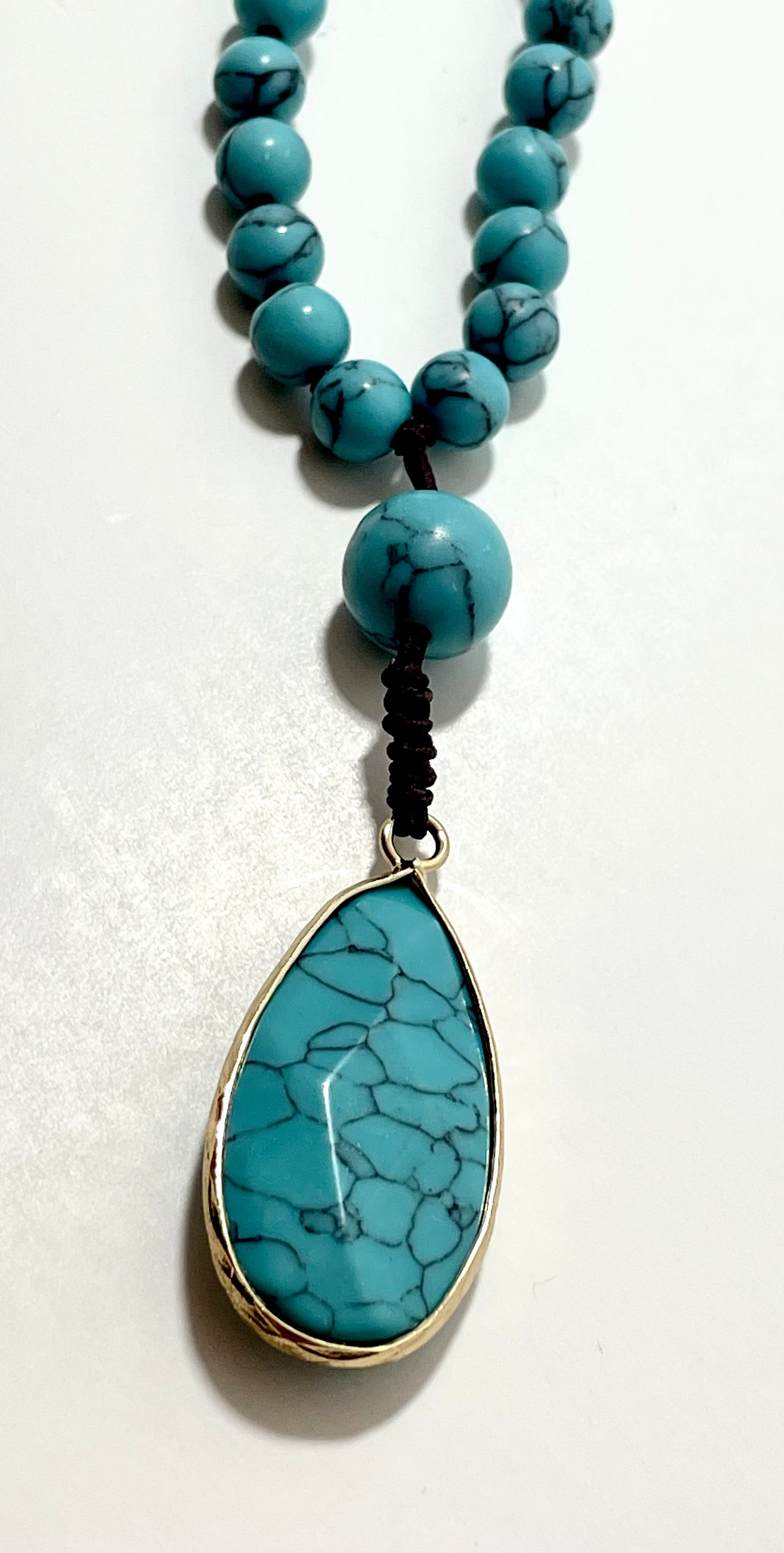 Turquoise Mala Necklace