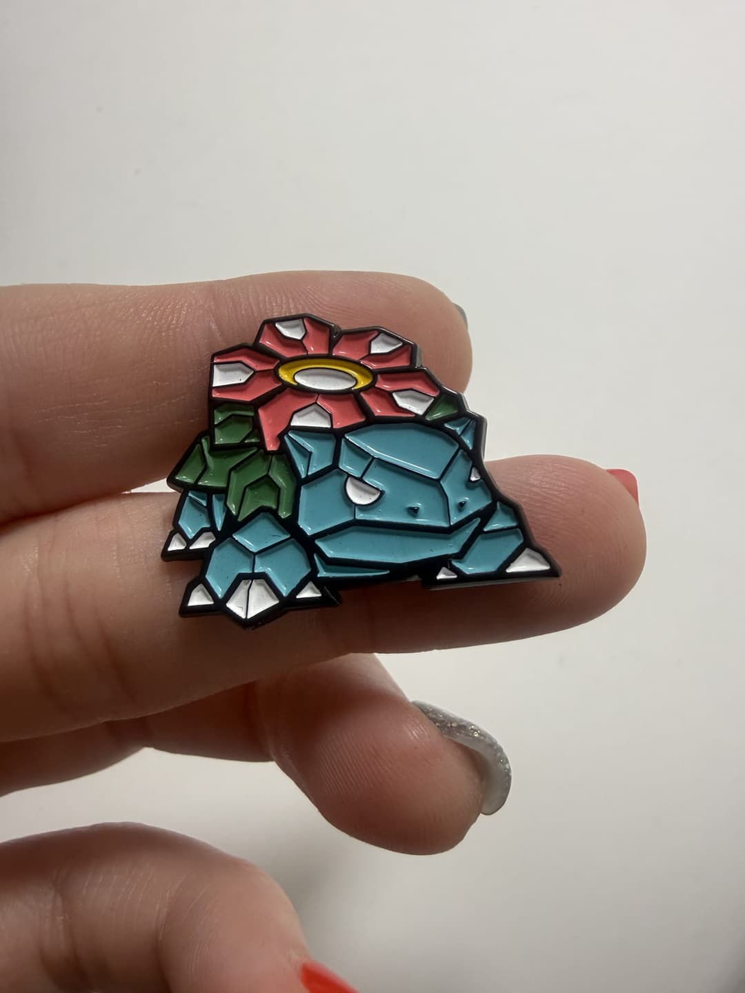 Geometric Venusaur Enamel Pin — photo 1
