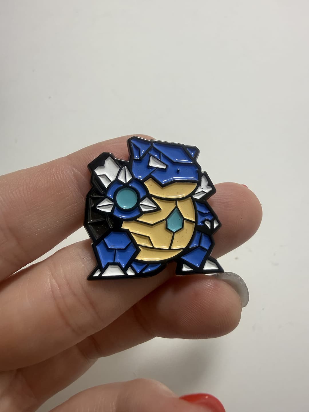 Geometric Blastoise Enamel Pin — photo 1