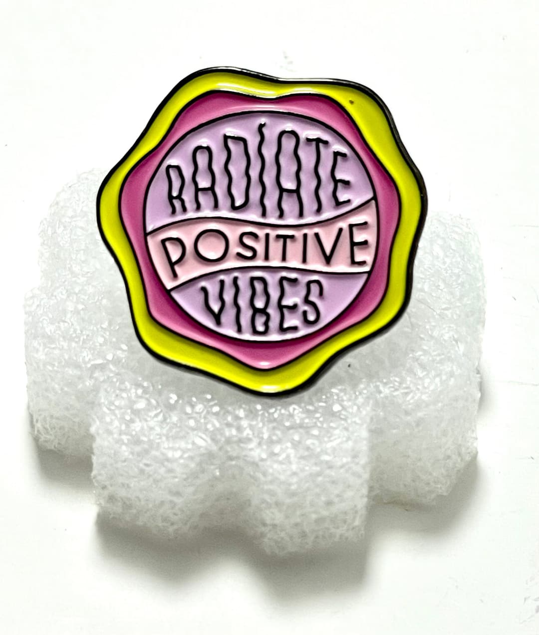 🌼 Radiate Positive Vibes Enamel Pin