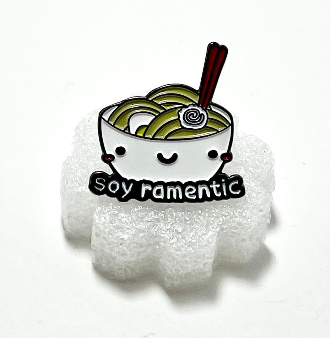 π Soy Romantic Ramen Enamel Pin
