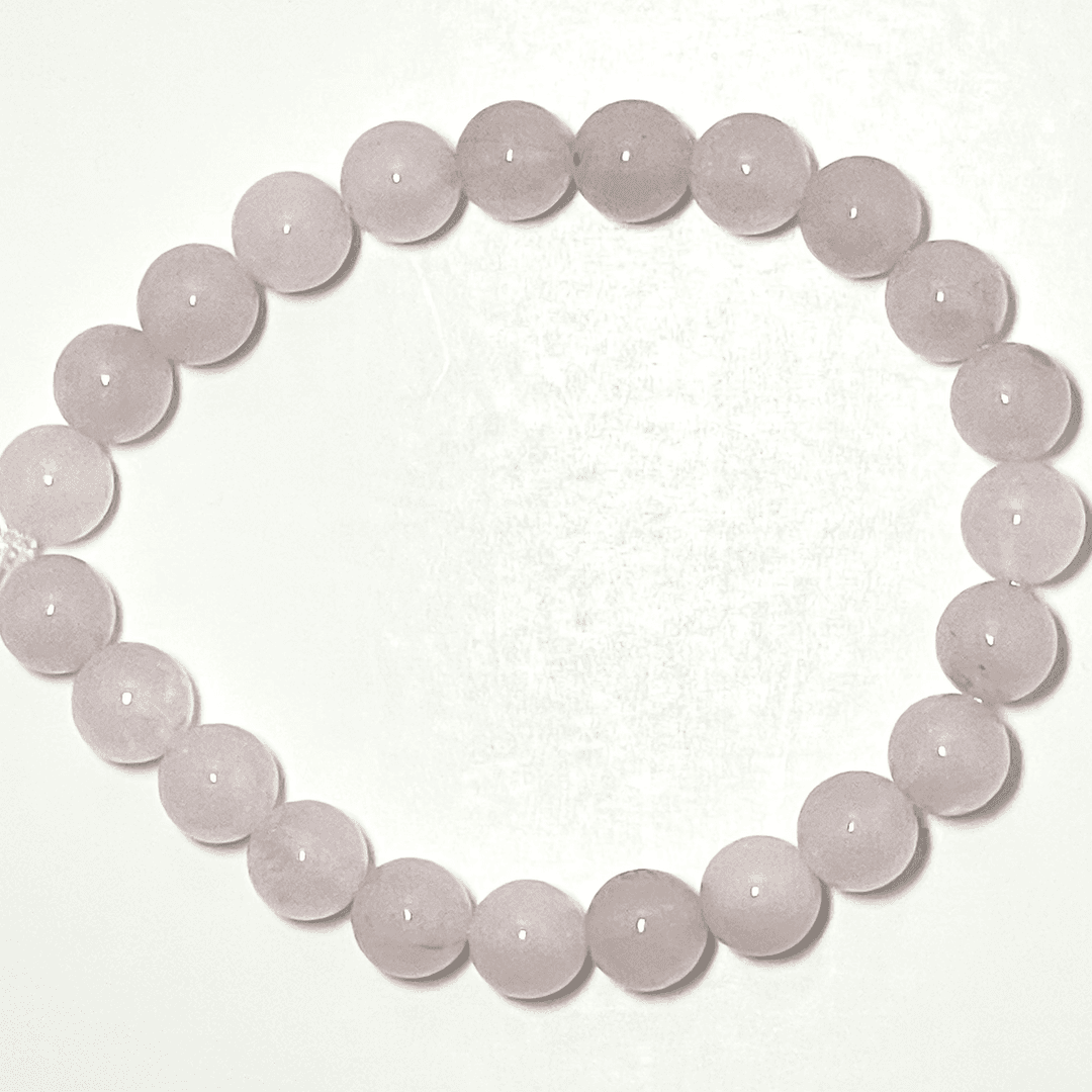π Stretchy 8mm Rose Quartz Bracelet β photo 1