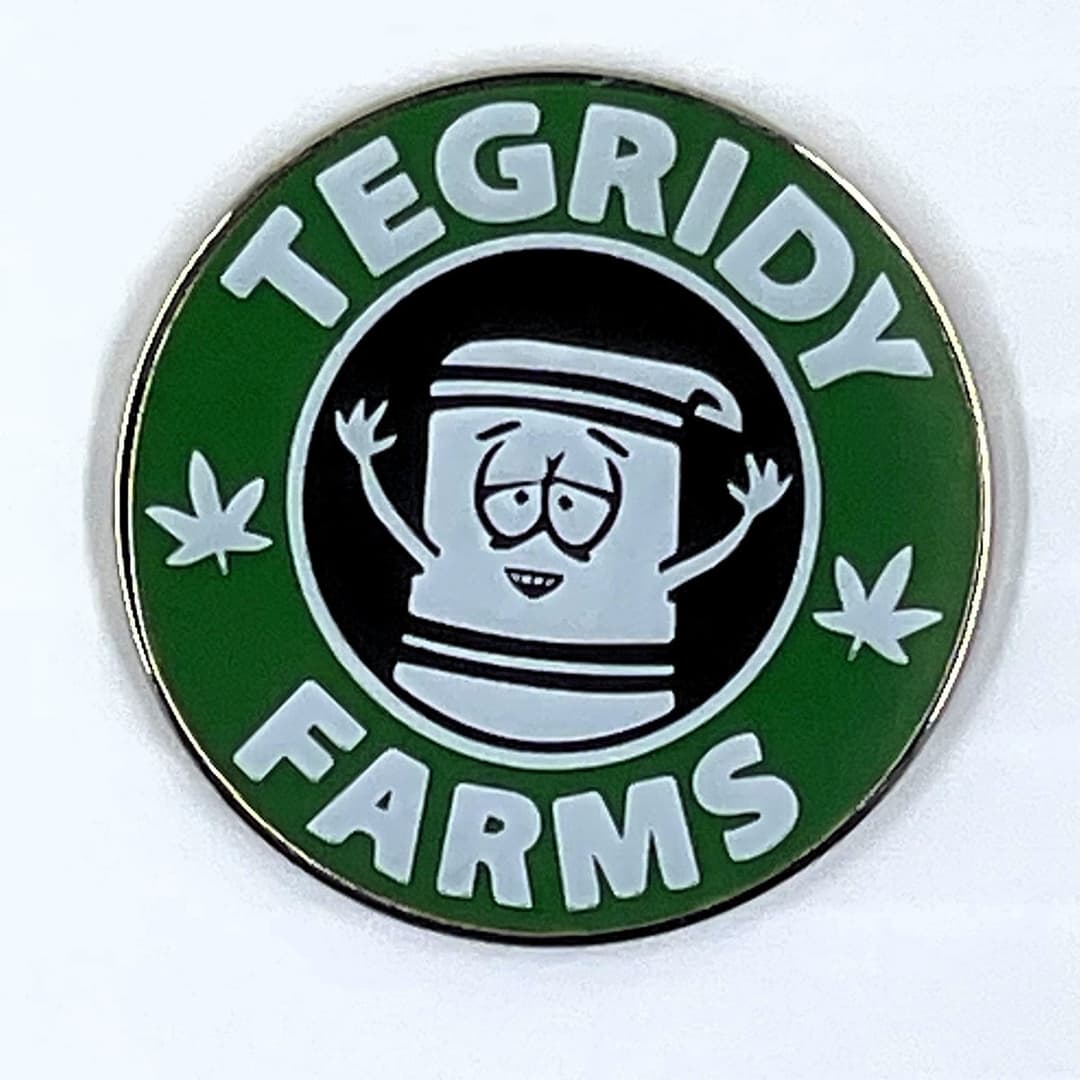 🌱 Tegridy Farms South Park Enamel Pin