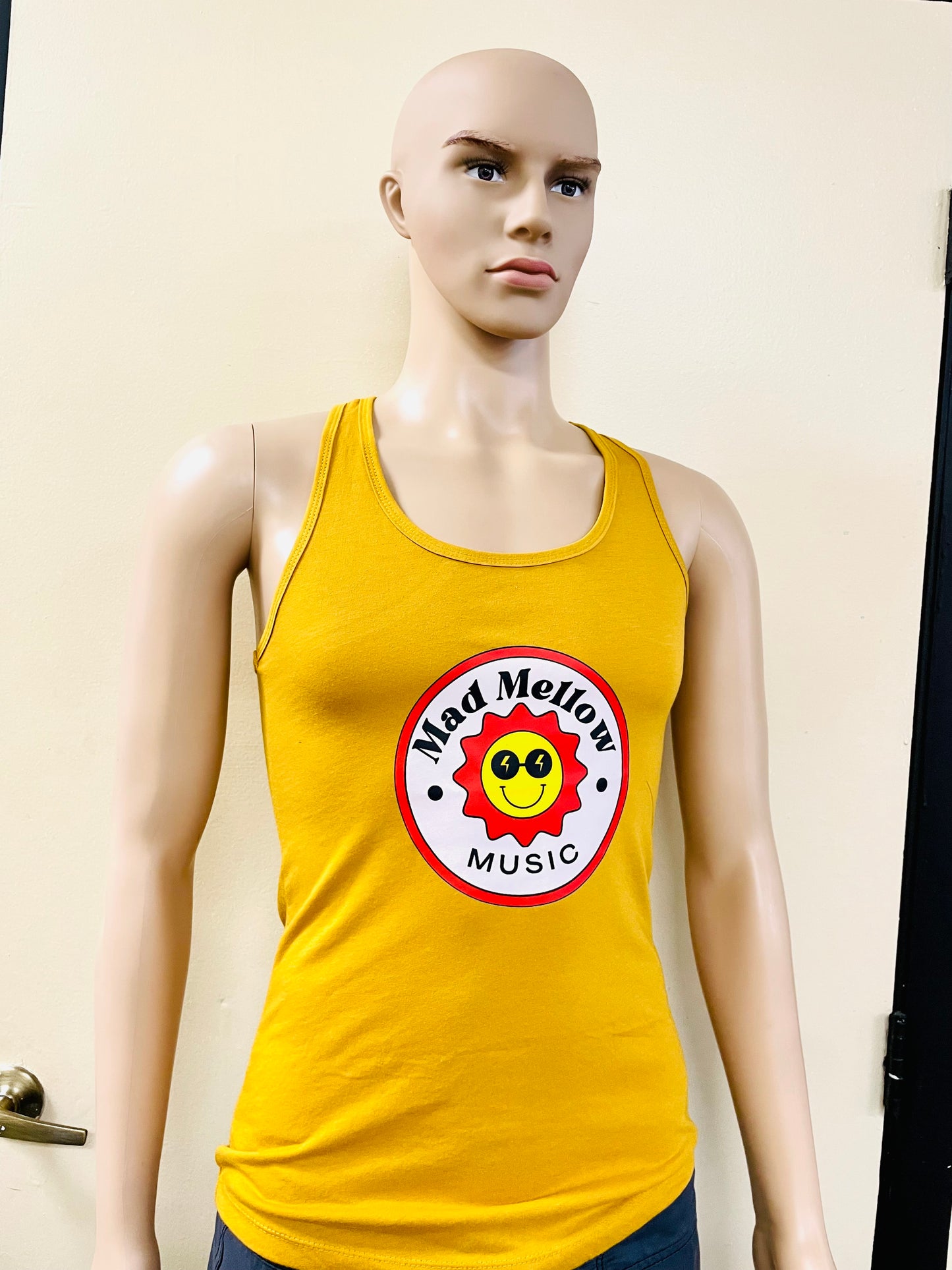 Mad Mellow Sun Logo Women’s Tank Top – Official Band Merchandise