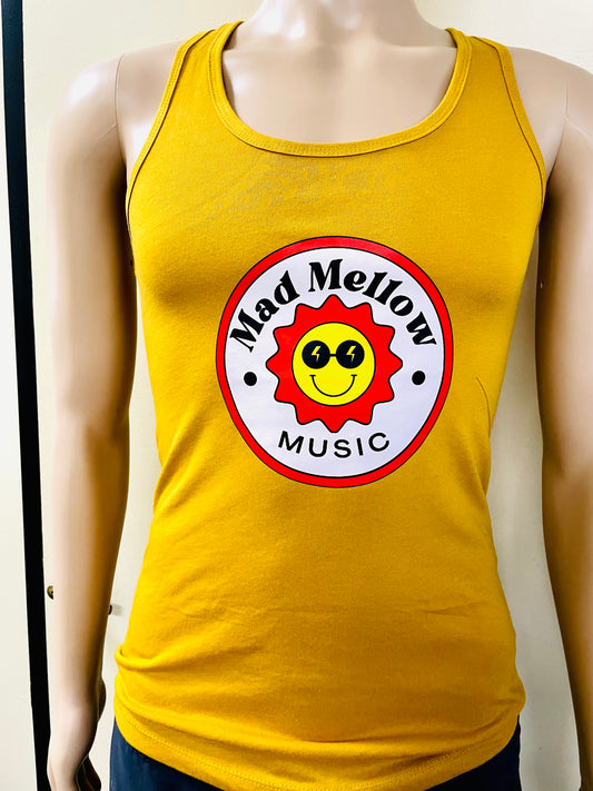 Mad Mellow Sun Logo Women’s Tank Top – Official Band Merchandise