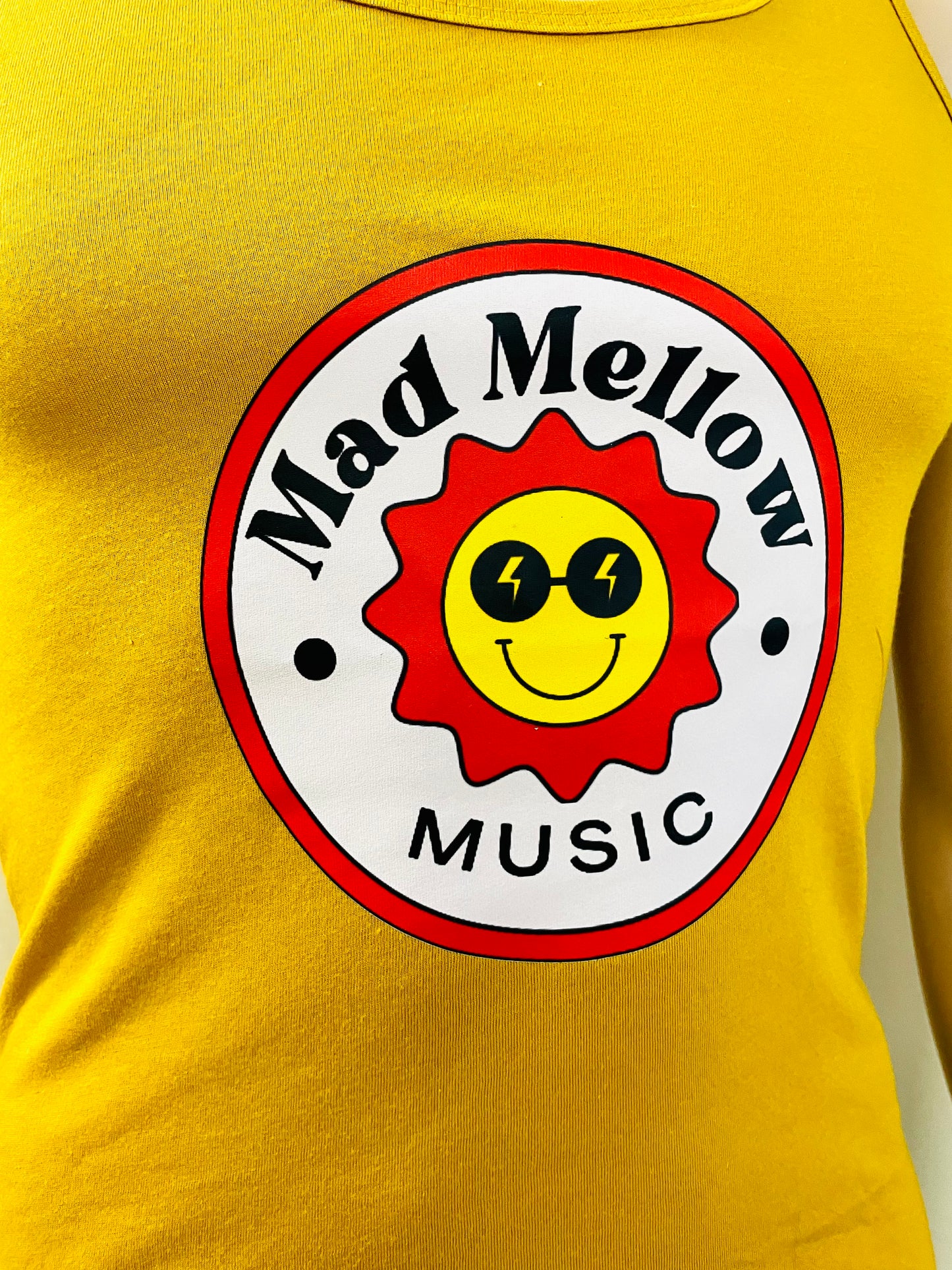 Mad Mellow Sun Logo Women’s Tank Top – Official Band Merchandise