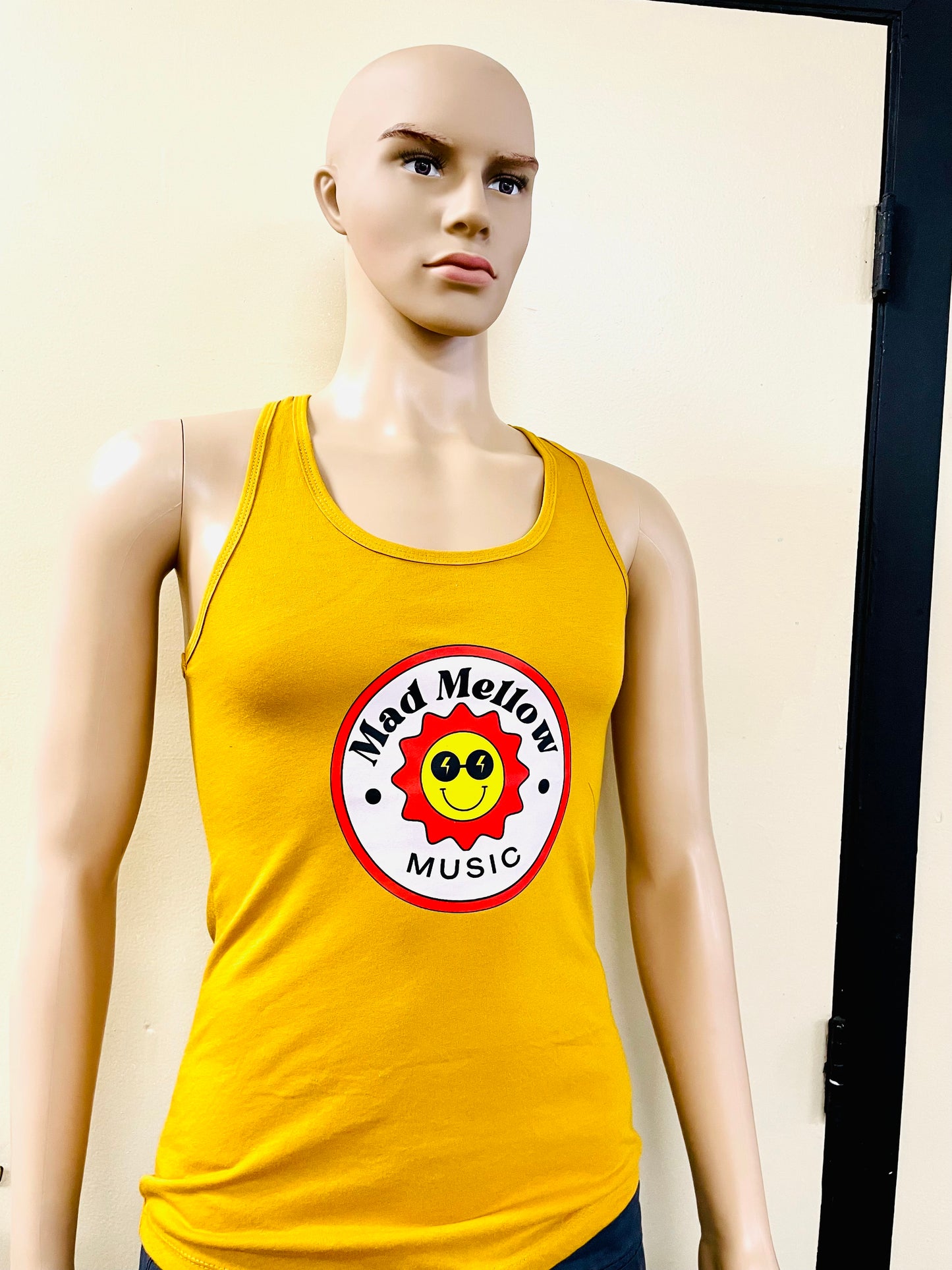 Mad Mellow Sun Logo Women’s Tank Top – Official Band Merchandise