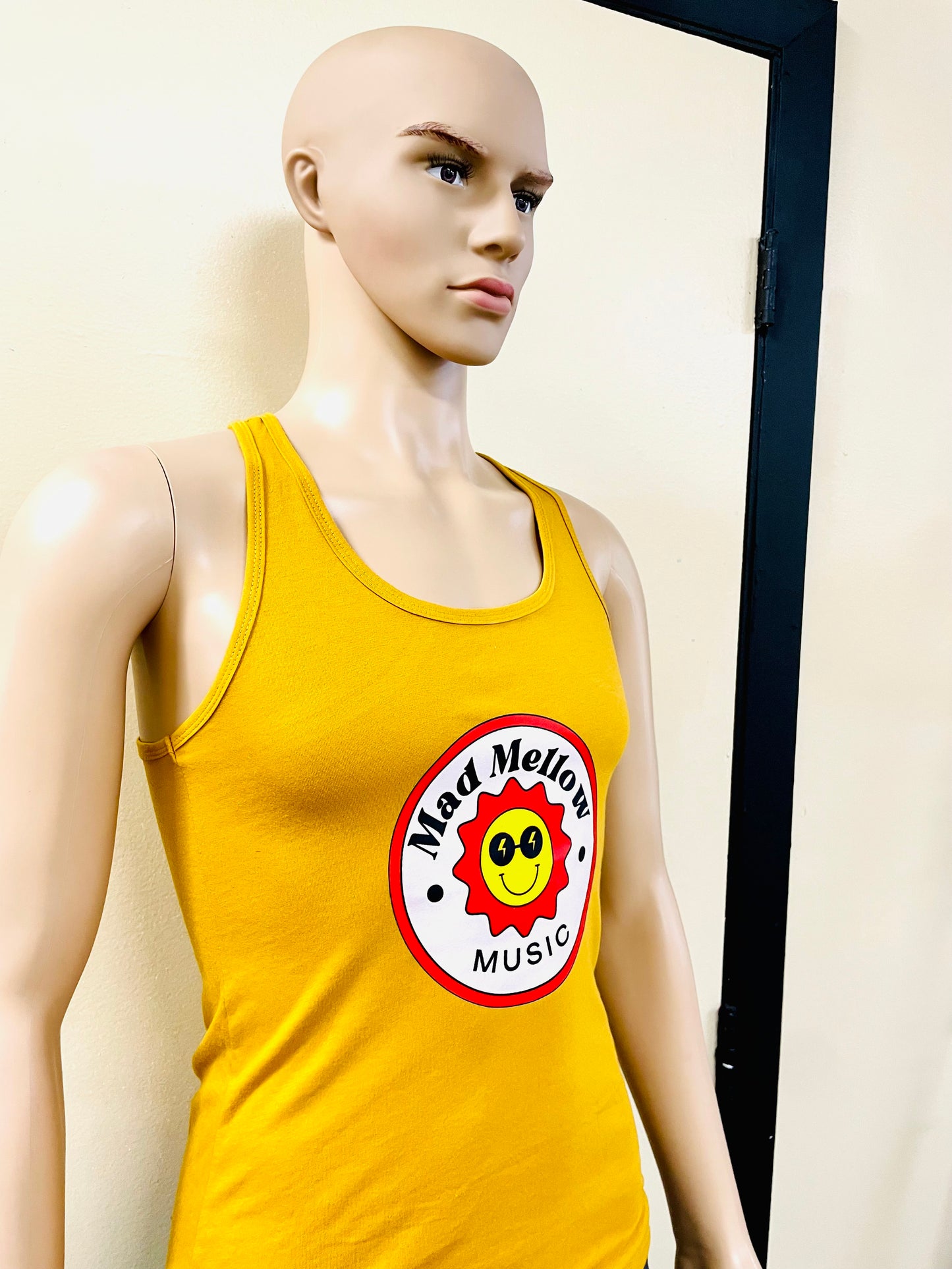 Mad Mellow Sun Logo Women’s Tank Top – Official Band Merchandise