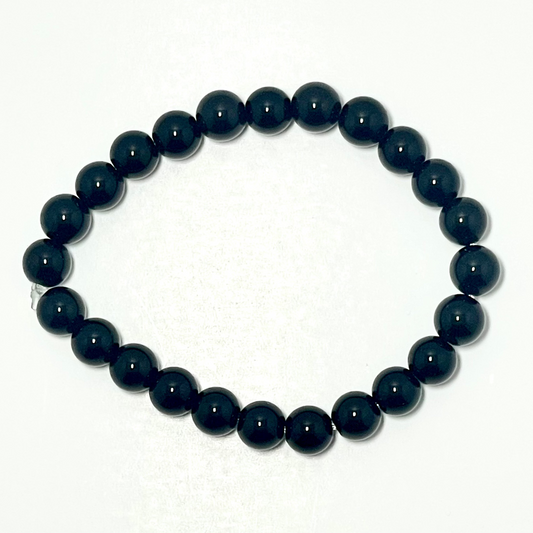 ✨ Stretchy 8mm Onyx Bracelet