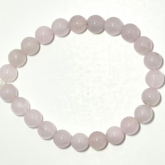 💖 Stretchy 8mm Rose Quartz Bracelet