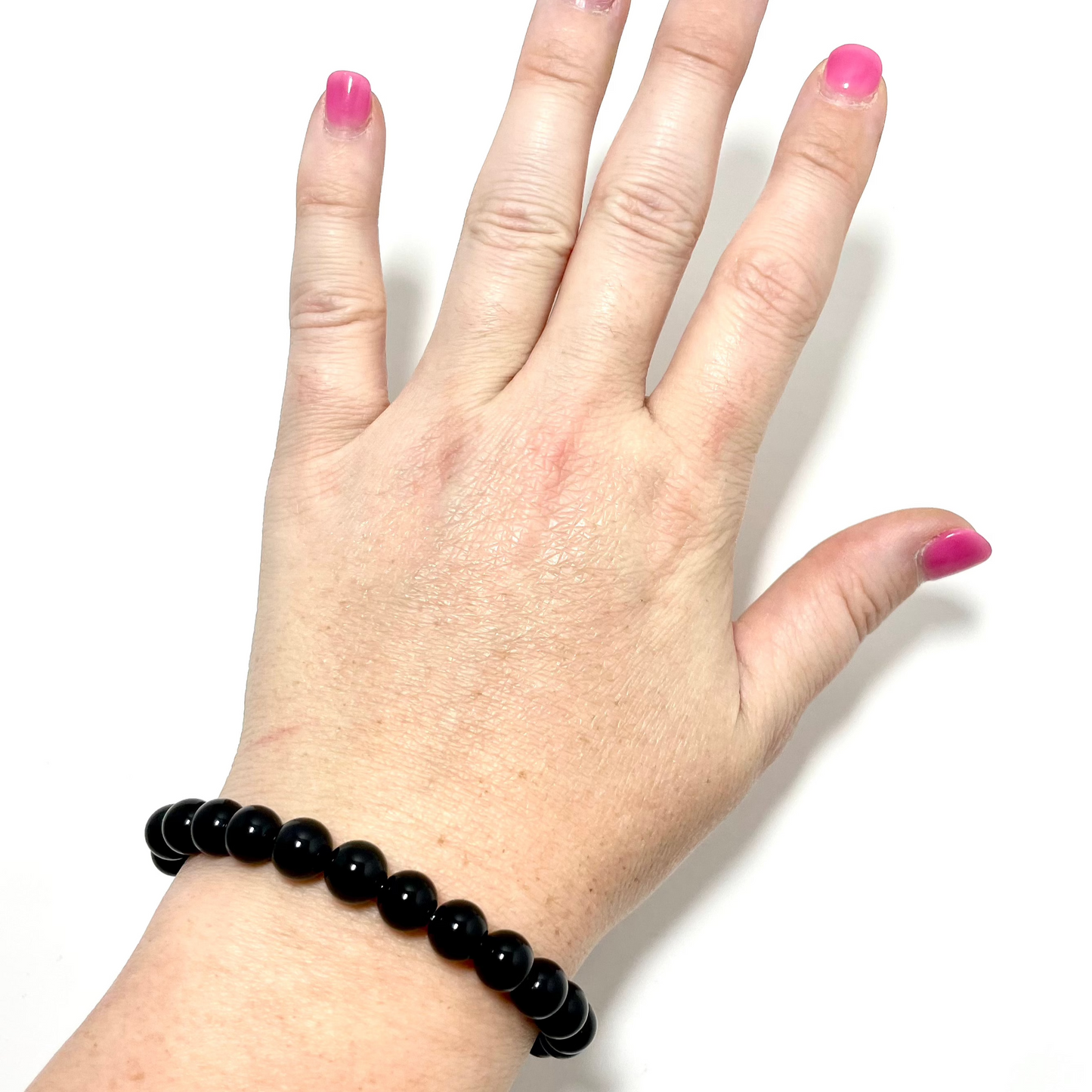 ✨ Stretchy 8mm Onyx Bracelet